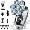 EKHOU Head Shavers for Bald Men, 5 in 1 Head Shavers for Men 7D, Cordless Bald Head Shaver Wet&Dry Waterproof Electric Razor for Men with LED Display Grooming Kit view 1
