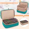 BAFASO Essential Oil Storage Case Holds 40 Bottles (5ml-30ml), Essential Oil Organizer with Tool Storage Sections (Bag Only), Teal view 3