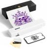 Tattoo Stencil Printer, Upgraded Thermal Tattoo Printer Machine with 10pcs Transfer Paper, Wireless Bluetooth Tattoo Printer for Tattoo Artists & Beginners, Compatible with iPad Phone PC view 1