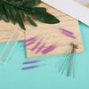 10pcs Shower Head Cleaners, with 10pcs Needle Picks Anti-Clogging Shower Head Cleaning Brush Tiny Crevice Cleaner Tool for Small Holes Gaps Nozzle Window Slot Household Bathroom (Purple) view 3