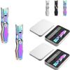 2PCS Sherum Nail Clipper, Comfort Clip Nail Clipper, Portable Ultra Sharp Nail Clippers, Cumuul Toenail Clippers for Seniors Thick Toenails, Cumulus Nail Clipper for Men Women (E) view 1