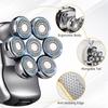 EKHOU Head Shavers for Bald Men, 5 in 1 Men's Electric Head Shaver Razor Rechargeable Cordless Hair Shaving Razors for Bald Man Waterproof Wet Dry Beard Trimmer view 3