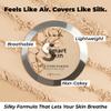 Lamel Smart Skin Silk Compact Powder - Long Lasting Pressed Finishing Powder - Oil Control Makeup, Suitable for Dry Skin, Lightweight Formula - 404 Sand 0.28 oz view 3
