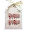 ZIIVIEVS Handmade Nail Wearing, New Colorful Love, Long Style, Elegant Appearance, White Beauty, Detachable False Nails 10pcs (Size : S) view 1