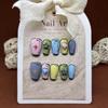 ZIIVIEVS Cute Wearable Phototherapy Color Nail Patch Whitening Hand Wearable Nail Detachable 10pcs (Size : M) view 3
