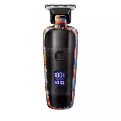 toothgeneric Hair Clippers for Men, Electric Hair Clippers Household Hair Trimmers Printing Graffiti Razor Type C USB Rechargeable Barber Shop