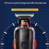 toothgeneric Hair Clippers for Men, Electric Hair Clippers Household Hair Trimmers Printing Graffiti Razor Type C USB Rechargeable Barber Shop view 2
