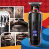 toothgeneric Hair Clippers for Men, Electric Hair Clippers Household Hair Trimmers Printing Graffiti Razor Type C USB Rechargeable Barber Shop view 3