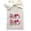ZIIVIEVS New Handmade Wearing nail powder blusher aurora drill halo dye removable nail patch false nails 10pcs (Size : M) view 1
