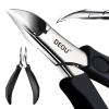 DEOU Toenail Clippers Blade for Ingrown and Thick Nails Stainless Steel Pedicure Tools at Home ingrown toenail Treatment Professional Podiatrist Nail Clippers with Upgraded Handle (Eagle Beak Pliers) view 1