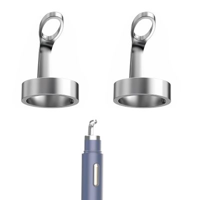 2pcs Replaceable Metal Head for Blackhead Remover, Supports WiFi Blackhead Removal