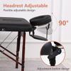 PayLessHere Massage Bed Portable Massage Table 77" L 28" W 2" THK Lash Bed 2 Folding Height Adjustable PU Leather Spa Table with Oxford Bag for Spa Footmassage Facial CareSpa Tattoo view 4