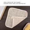 10PCS Exfoliating Washcloth,Cotton-Linen Blend Loofah Towel,Wash Rags Bath Washcloths,Mild Face Body Scrub Cloth for Makeup Removal,Body,Showering view 4