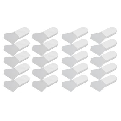 10PCS Face Mask Brush, Silicone Hairless Portable Facial Mud Applicator for DIY Sleeping Mask, Hairless Body Lotion and Body(Polygonal Thumb)