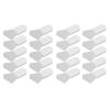 10PCS Face Mask Brush, Silicone Hairless Portable Facial Mud Applicator for DIY Sleeping Mask, Hairless Body Lotion and Body(Polygonal Thumb) view 1