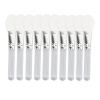 10PCS Silicone Mask Brush, Transparency Mini Short Handle Soft DIY Mask Brush,Facial Mud Mask Applicator Brushfor Salon Home Use view 1