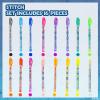 Disney Stitch 16 Piece Glitter Pen Body Art Set, Glittery and Bright Colors, Ages 3+ by Townley Girl view 2