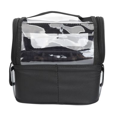 Barber Carrying Case Hair Clipper Bag, Professional Salon Hair Cutting Scissor Box Large CapacityHairdressing Tool Storage Bag, Portable Hair Styling Makeup Pet Grooming Organizer