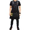 Barber Apron, Hair Stylist Apron with Multiple Pockets and Adjustable Neck Strap Hair Stylist Apron, Waterproof Hair Cutting Apron for Men and Women, Hairdresser, Beautician Salon Apron view 2
