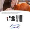 11 PCS Hair Cutting Scissors Kits, Hair Clippers and Bangs for Hairdressers Thinning Hairdressing Tools Set, Profesional Barber Supplies Trimming Scissors for Men Women for Barber Shop Salon Home view 4