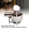 4 in 1 Men's Shaving Set, Shaving Brush and Bowl Shaving Brush Set, Men's Old Fashioned Razors Set Beard Care Set, Beard Brush Beard Trimmer Trimming Soap Bowl Beard Trimmer Stand view 4