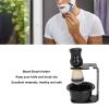 3 in 1 Shaving Brush Set for Men, Shaving Kit Includes Stand Holder Shaving Brush Shaving Bowl, Hair Beard Shave Brush Kit for Dad Husband Boyfriend Father's Day Gift view 3