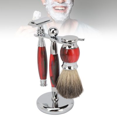 5 in 1 Shaving Brush and Bowl Shaving Brush Set, Men's Old Fashioned Razors Set, Beard Brush Manual Beard Trimmer Trimming Soap Bowl Trimmer Stand Trimming Soap
