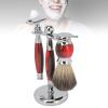 5 in 1 Shaving Brush and Bowl Shaving Brush Set, Men's Old Fashioned Razors Set, Beard Brush Manual Beard Trimmer Trimming Soap Bowl Trimmer Stand Trimming Soap view 1