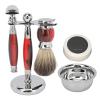 5 in 1 Shaving Brush and Bowl Shaving Brush Set, Men's Old Fashioned Razors Set, Beard Brush Manual Beard Trimmer Trimming Soap Bowl Trimmer Stand Trimming Soap view 4