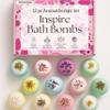 EvolutionUSA Inspire Bath Bombs for Women, 12 Gorgerous Flower Bath Bombs Topped with Dried Flowers, Luxurious Mother's Day Gift Set, Brithday Gift, Easter Gift or for Creating Lush Self Care Moment view 1