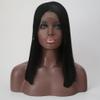 12 Inch Bob Wig, Synthetic Lace Front Wigs Pre Plucked Straight Lace Frontal Glueless Short Bob Wigs for Women, Heat Resistant Fiber Kinky Wigs for Daily Party Use view 3