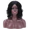 12in Synthetic Lace Front Wigs, Women Shoulder Length Bob Wig Free Part Natural Hairline Heat Resistant Fiber Wig for Women, for Daily Dress Cosplay Party view 4