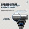 Jeremy's Razors for Men: Precision 5 Blade Razor - Stainless Blades, Lubricating Strip, Precision Trimmer - Men's Shaving Essentials Kit, Travel Shaver Face Body Head Shavers (1 Razor 1 Cartridge) view 3