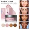Generic Light Naked Honey Powder Foundation, Matte Finish, Oil Control, Sweatproof, Makeup Setting Powder (3) view 3