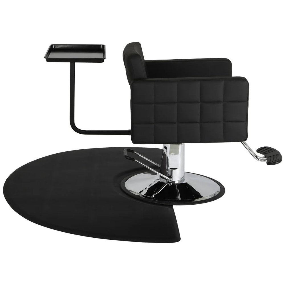 Elite Quick Tray for Professional Salons & Barbershops Durable Black Metal Tray, 280 Swivel, Rotating Salon Caddy, Fits Styling Chair, BBD-ELITEQUICKTRAY
