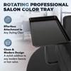Elite Quick Tray for Professional Salons & Barbershops  Durable Black Metal Tray, 280 Swivel, Rotating Salon Caddy, Fits Styling Chair, BBD-ELITEQUICKTRAY view 2