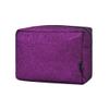 NGIL Makeup Bag for Women, Cute Cosmetic Bag, Lightweight Toiletry Make up Bag, Large Aesthetic Organizer Storage Pouch for Girls, Large Pouch, Toiletry Pouch (Purple Glitter) view 1