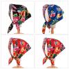Fashionable Hair Scarf For Women Flower Print Headwear Hair Wrap Colorful Flower Headscarf Kerchief Women And Girl Fashionabl view 2