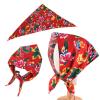 Fashionable Hair Scarf For Women Flower Print Headwear Hair Wrap Colorful Flower Headscarf Kerchief Women And Girl Fashionabl view 3
