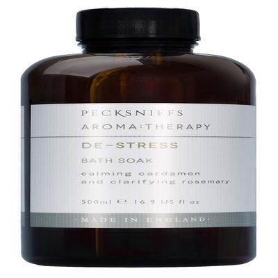 Pecksniff's Aroma:Therapy De-Stress Bath Soak Decanter | 500ml/16.9 Fl Oz