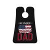 ZKLCRYTR My Favorite People Call Me Dad Men's Beard Bib Apron Waterproof Smooth Surface Beard Apron Durable Foldable Beard Hair Men's Gift view 1