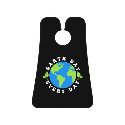 ZKLCRYTR Earth Day Every Day Men's Beard Bib Apron Waterproof Smooth Surface Beard Apron Durable Foldable Beard Hair Men's Gift