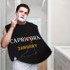ZKLCRYTR Capricorn January Men's Beard Bib Apron Waterproof Smooth Surface Beard Apron Durable Foldable Beard Hair Men's Gift view 2