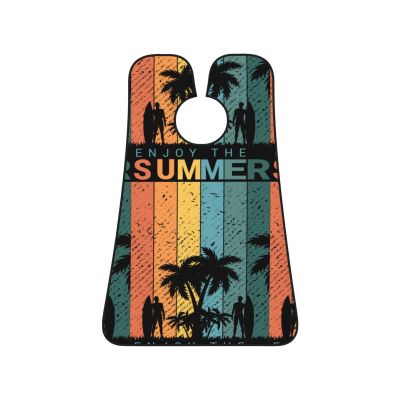 ZKLCRYTR Enjoy The Summer Men's Beard Bib Apron Waterproof Smooth Surface Beard Apron Durable Foldable Beard Hair Men's Gift