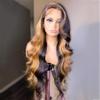 13X4 Human Hair Lace Front Wigs Pre Plucked for Women Ombre 13X4 HD Transparent Lace Frontal Wigs Human Hair Glueless Body Wave Wigs Human Hair (13x4 lace front wig, 12 inch) view 2