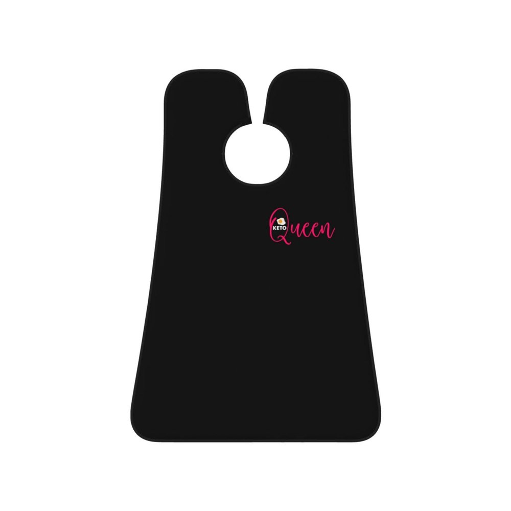 ZKLCRYTR Keto Queen Men's Beard Bib Apron Waterproof Smooth Surface Beard Apron Durable Foldable Beard Hair Men's Gift