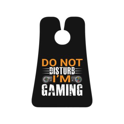 ZKLCRYTR Do Not Disturb I'm Gaming Men's Beard Bib Apron Waterproof Smooth Surface Beard Apron Durable Foldable Beard Hair Men's Gift