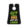 ZKLCRYTR Get Off My Lawn Men's Beard Bib Apron Waterproof Smooth Surface Beard Apron Durable Foldable Beard Hair Men's Gift view 1