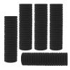 100 Pack No Damage Solid Hair Ties For Women Thick Hair,Soft Seamless Colorful Ponytail Holders for Girls,Elastic Hair Bands (Black) view 1