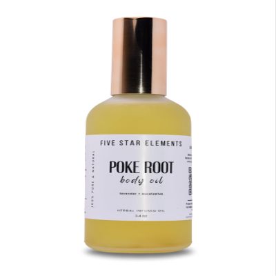 Five Star Elements Poke Root Oil, Clear